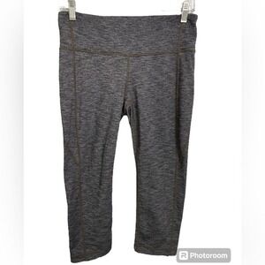 Athleta Crop Leggings High Rise‎ Heathered Gray Athletic Workout Size M